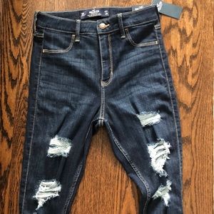 Hollister Curvy high rise jean legging with tags
